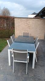 Tuinset Bristol., Tuin en Terras, Tuinsets en Loungesets, Ophalen, Gebruikt, 6 zitplaatsen, Aluminium