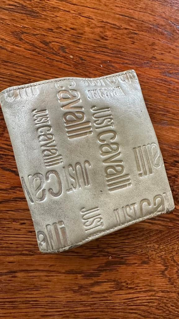 Just Cavalli portemonee, Overige kleuren, Zo goed als nieuw, Leder, Ophalen