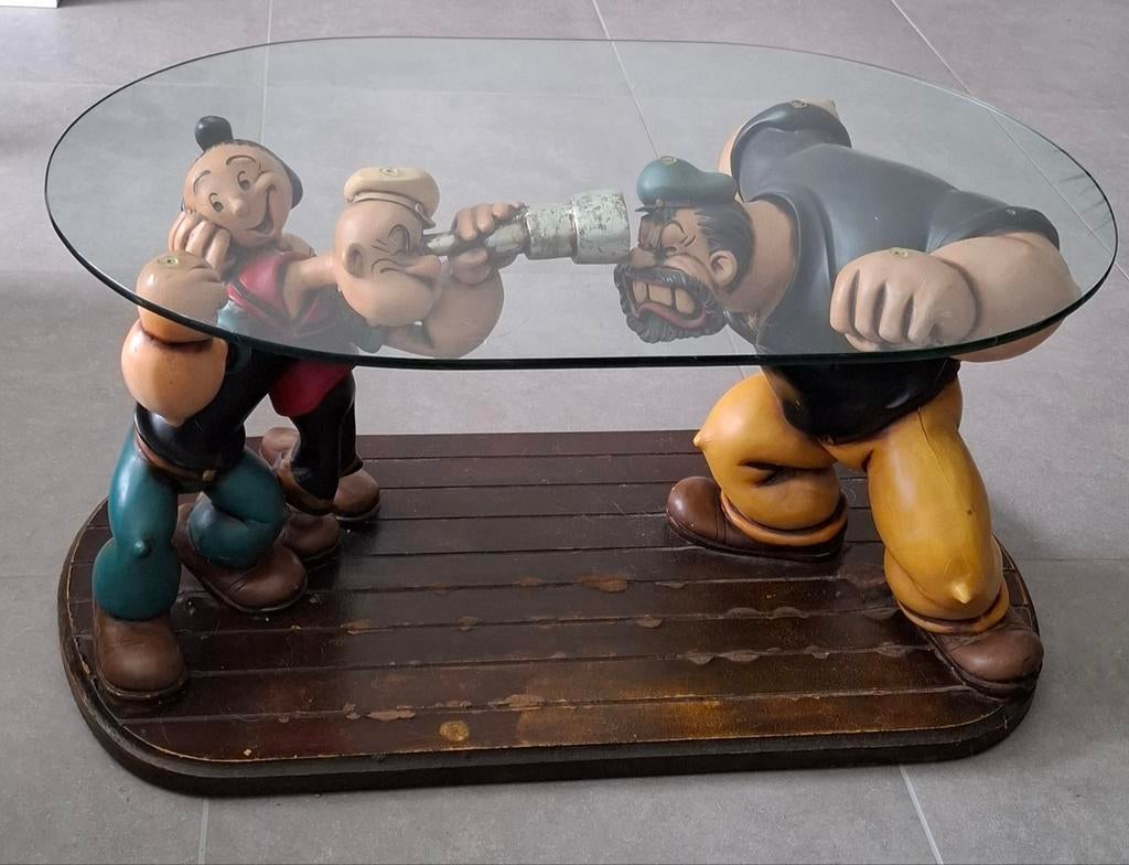 Tafel Popeye, Ophalen