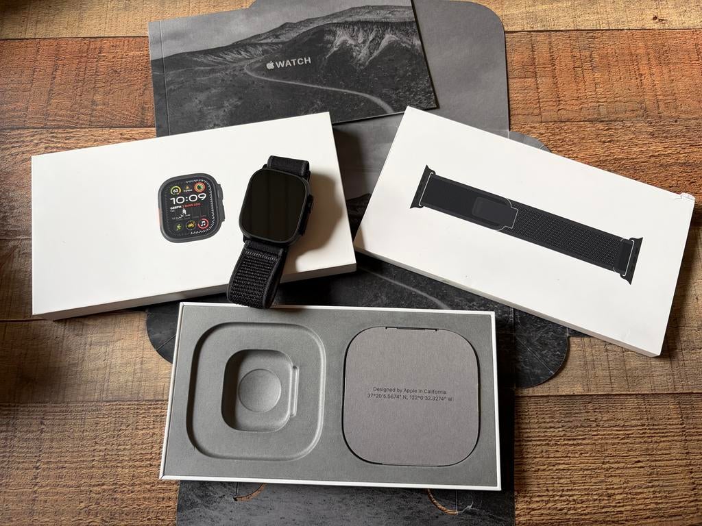 Apple Watch Ultra 2 Noir Édition 100% batterie complète, Étanche, IOS, Enlèvement, Utilisé