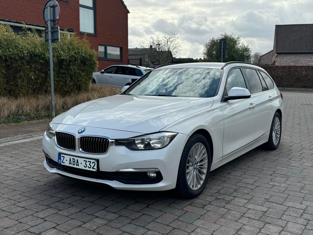 BMW 320d break 163ch Airco Gps 12.2016 Euro 6b !, Autos, Cuir, Euro 6, Boîte manuelle, Noir