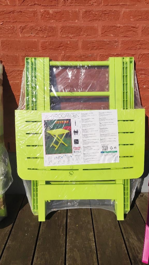 Table jardin terrasse, Jardin & Terrasse, Enlèvement, Neuf, Rectangulaire, Plastique