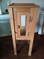 SMAL HOOG KASTJE GRENEN, Ophalen, Minder dan 50 cm, 100 tot 150 cm, SMAL HOOG KASTJE MET GLAS / 2 DEURTJES / 1 OPZETPLANKJE