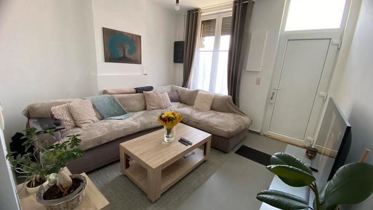 Hoekbank 3,20m x 2,50m x 1,05m, Huis en Inrichting, Zetels | Complete zithoeken, Gebruikt, Stof, Ophalen