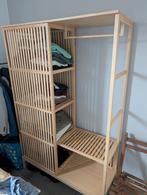 Open kledingkast met schuifdeur, bamboe, Ophalen