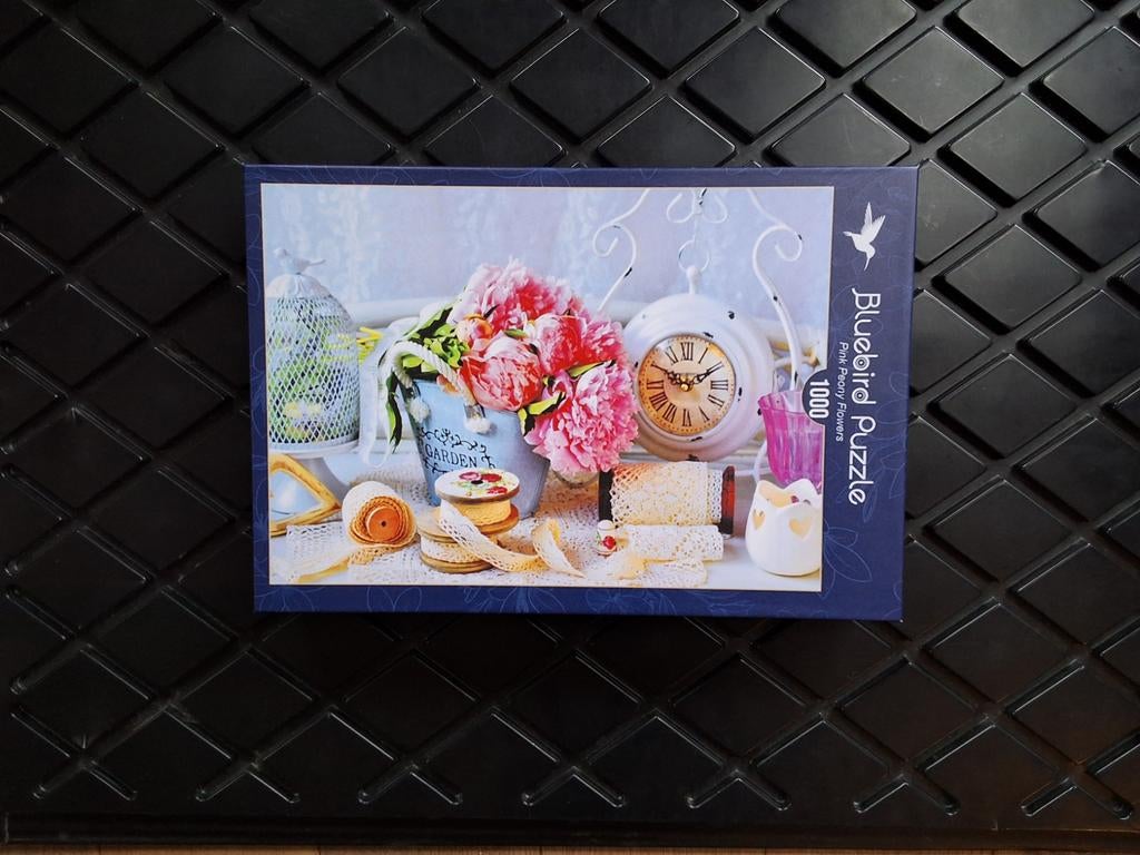 Bluebird Puzzel - Pink Peony Flowers, Ophalen of Verzenden, 500 t/m 1500 stukjes, Zo goed als nieuw, Legpuzzel