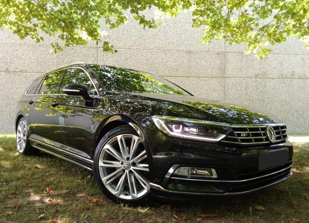 VW / PASSAT / R LINE / 2.0 TDI / 190 CH / AUTO / CUIR ..., Autos, Volkswagen, Cuir, Euro 6, Noir, 5 portes