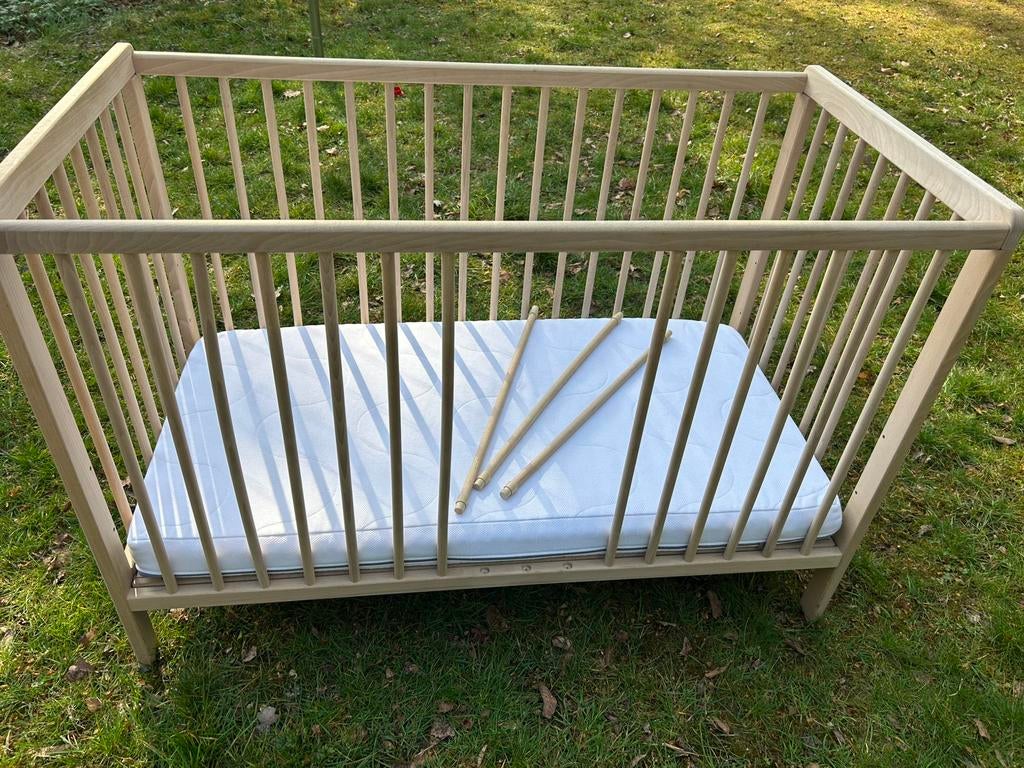 Spijlenbed Pinolino 60x120, Ophalen, Zo goed als nieuw