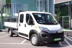 CITROEN JUMPER 2.0HDi 165CV 7PLACES BENNE PLATEAU GPS TVAC, Cuir, 186 g/km, Euro 6, Entreprise