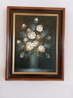 Kader met bloemenschilderij (40 cm op 50 cm)., Ophalen