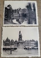 2 oude fotoprenten: Brugge, Ophalen of Verzenden, Gebruikt, Overige onderwerpen, Prent