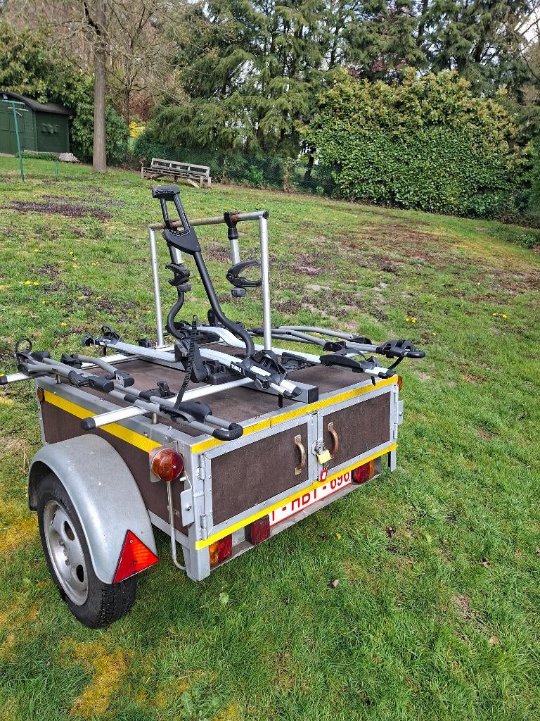 Fietsaanhangwagen, Ophalen, Gebruikt, Vering, 80 kg of meer