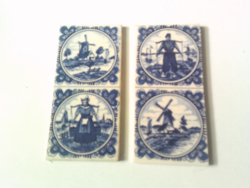 4 delfse tegels, Ophalen