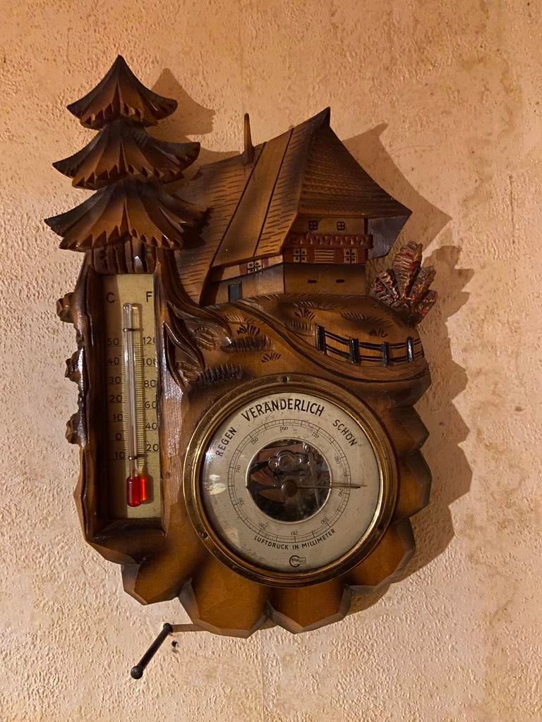 Weerstation met barometer, Ophalen, Zo goed als nieuw, Weerstation