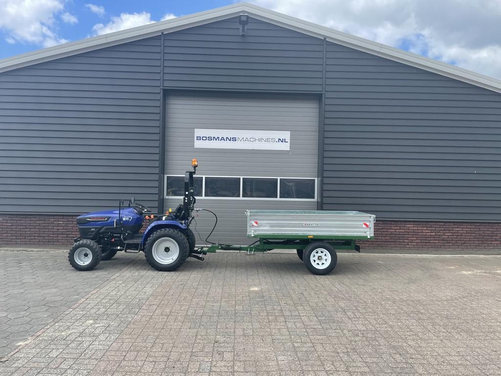 Kraffter Kipper 2.5t 1-asser voor minitractor (solis kubota, Auto's, Vrachtwagens, Overige brandstoffen, Bedrijf, Aanhangers en Opleggers