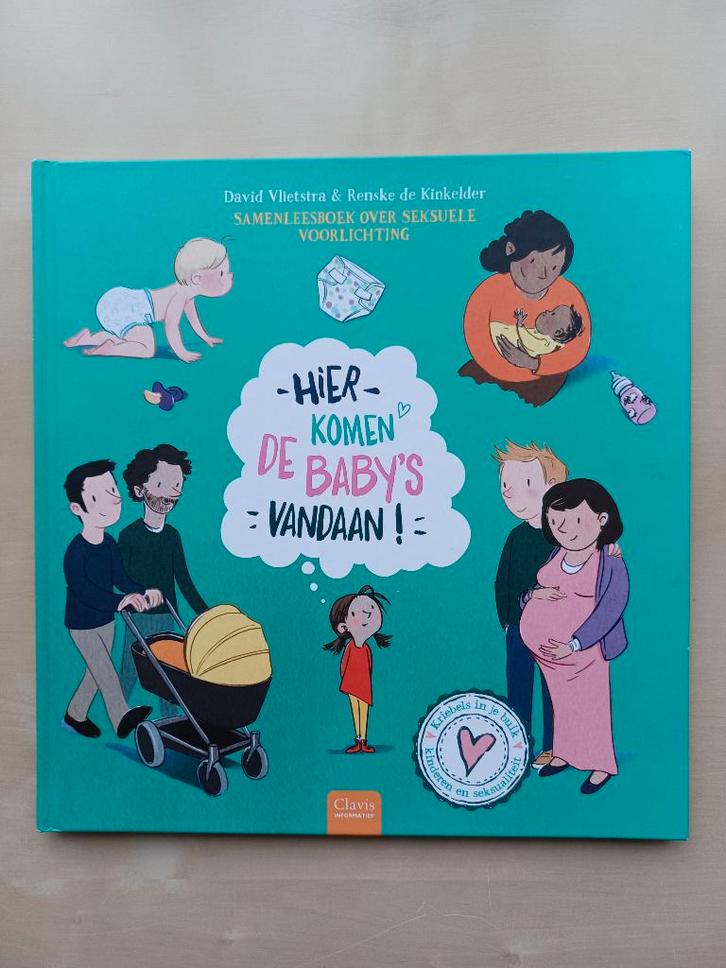 Hier komen de Baby's vandaan! - Samenleesboek, Boeken, Kinderboeken | Jeugd | onder 10 jaar, Gelezen, Non-fictie, Ophalen of Verzenden