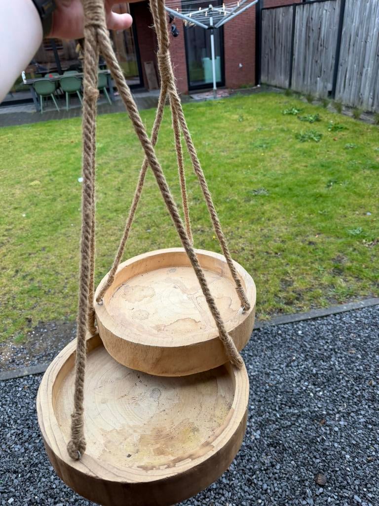 Decoratieve houten schijven, Ophalen, Zo goed als nieuw