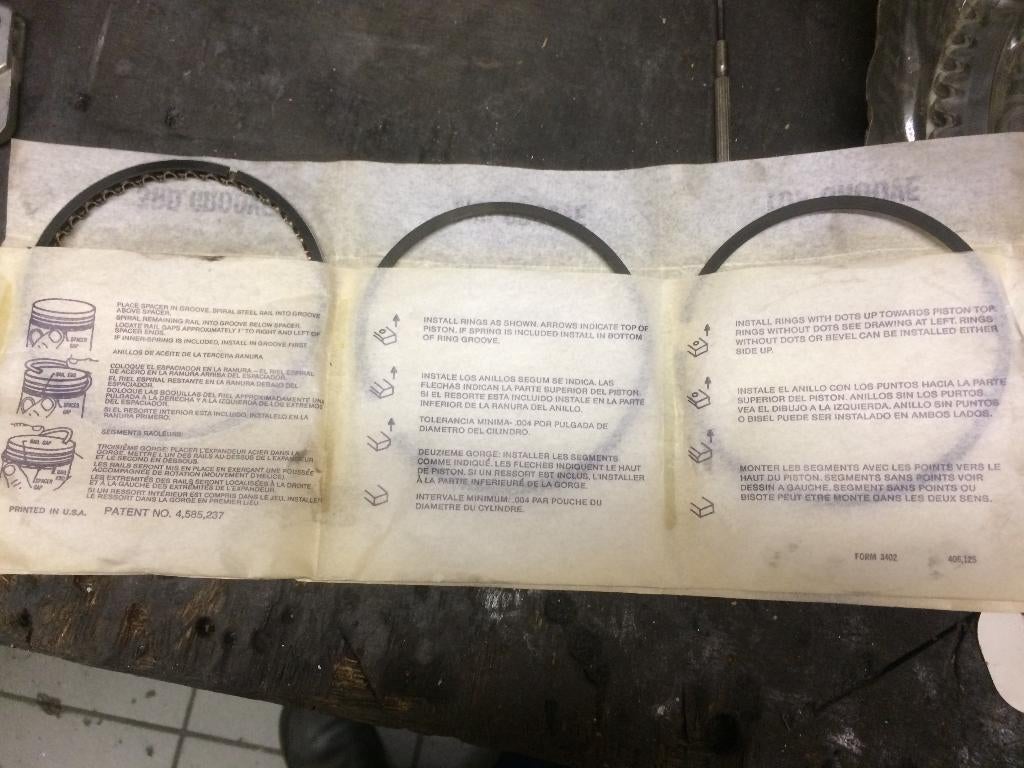 Harley shovelhead 1340, '78-'84 hastings moly zuigerveren, Motoren, Ophalen, Nieuw