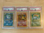 base set big trio psa 9, Ophalen, Foil