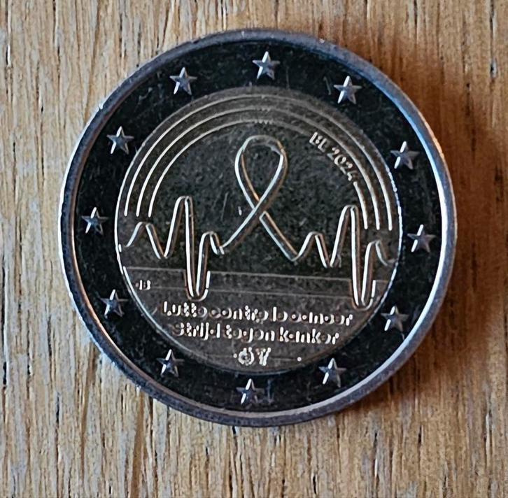 2 euro herdenkingsmunt  belgië 2024, Postzegels en Munten, Munten | Europa | Euromunten, Losse munt, 2 euro, België, Ophalen of Verzenden
