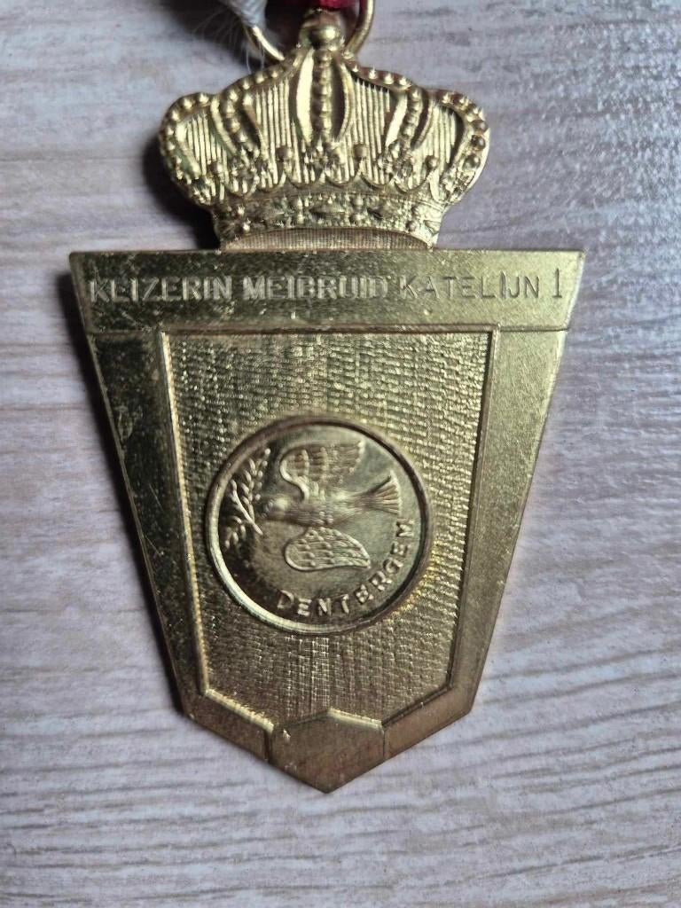 Carnaval medaille Dentergem keizerin meibruid katelijn I, Enlèvement ou Envoi