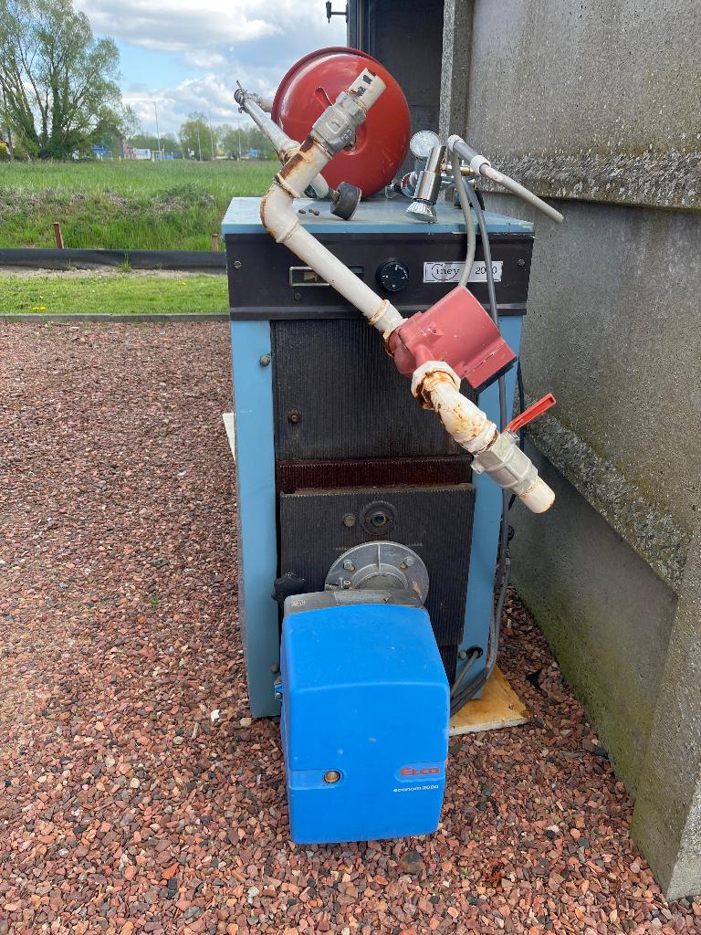 Mazouttank en ketel, Ophalen, Gebruikt