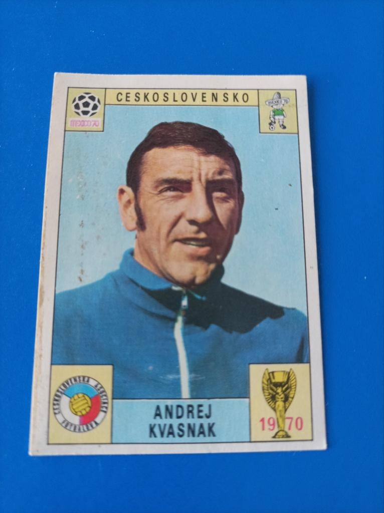 Panini Mexico 70 Českovensko Andrej Kvasnak, Hobby & Loisirs créatifs, Autocollants & Images, Enlèvement ou Envoi