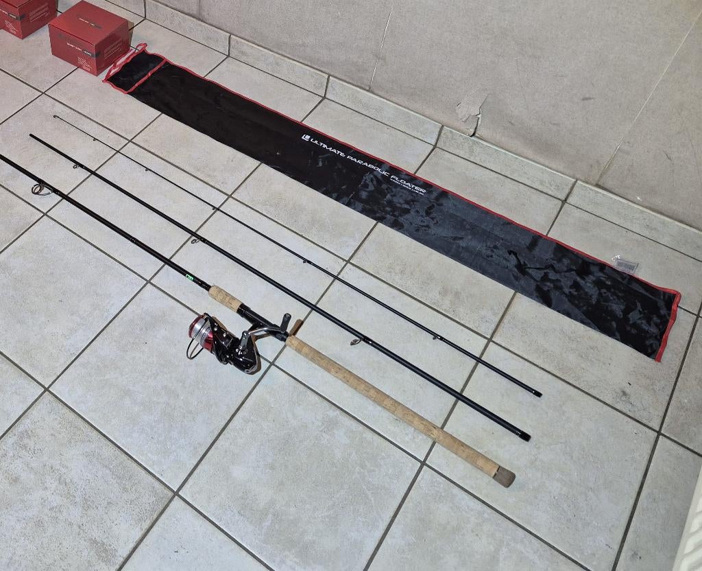 Complete Hengel + molen 12ft 3.60m karper zeelt en brasem, Ophalen, Zo goed als nieuw, Werphengel