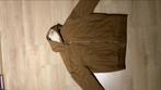Canvas stof beige jas met binnekant kap in dons maat Xl, Comme neuf, Beige, Taille 56/58 (XL), Enlèvement ou Envoi