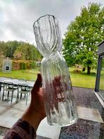 1960s vintage Woodstock glas vaas Lindshammar Sweden Scandi, Utilisé, Enlèvement ou Envoi, Verre