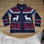 Donkerblauwe cardigan TQF collection, Kinderen en Baby's, Kinderkleding | Maat 164, Ophalen of Verzenden, Zo goed als nieuw, Tqf