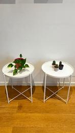 2 Gladom Ikea tables, Rond, Moins de 55 cm, Scandinavian, Enlèvement