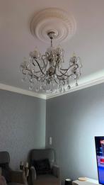 Hanglamp met swarovski steentjes super goede staat, Huis en Inrichting, Lampen | Kroonluchters, Ophalen, Zo goed als nieuw