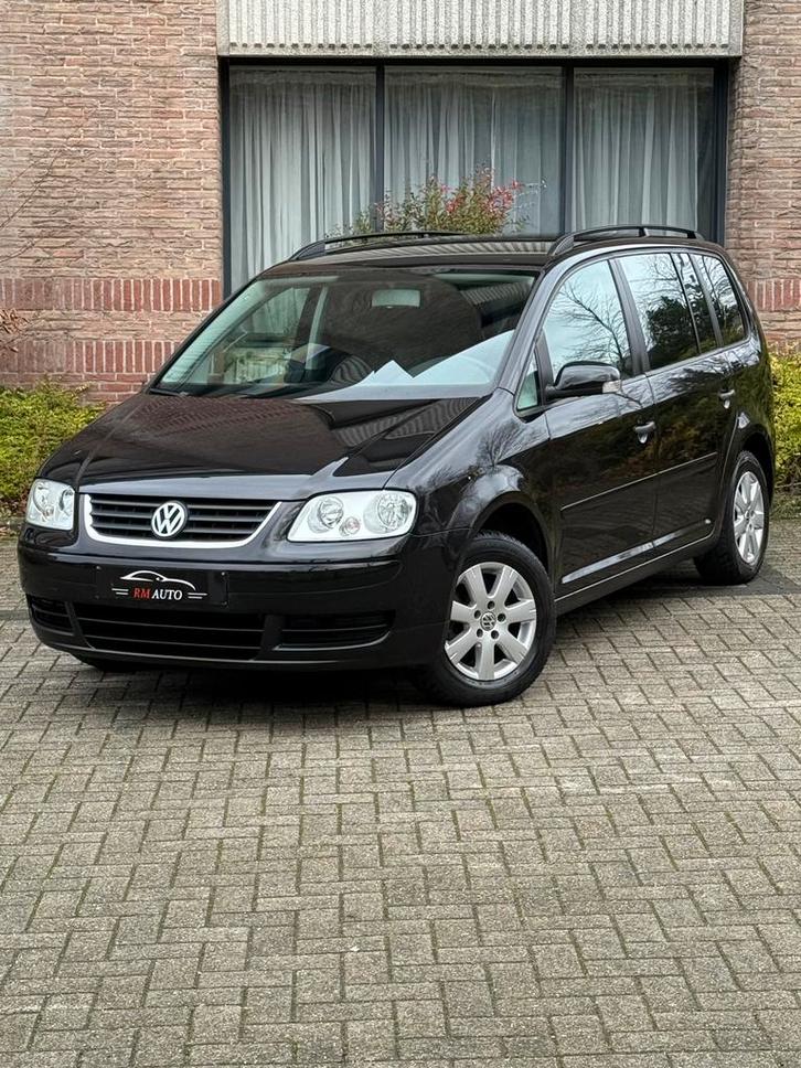 Volkswagen Touran 1.6 Benzine 7-zits, Auto's, Volkswagen, Bedrijf, Te koop, Touran, Benzine, Euro 4, Monovolume, 5 deurs, Handgeschakeld