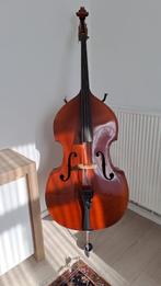 Contrabas 3/4, Muziek en Instrumenten, Snaarinstrumenten | Gitaren | Bas, Ophalen, Zo goed als nieuw, Akoestisch, Fretloos