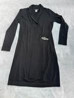 Robe - noire - avec cache-cœur taille 38/40 - M, Vêtements | Femmes, Robes, Comme neuf, Noir, Taille 38/40 (M), Enlèvement ou Envoi