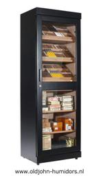 H190 ADORINI ROMA HUMIDOR KAST KABINET  ZWART 6000 SIGAREN, Verzenden, Nieuw, Tabaksdoos of Verpakking