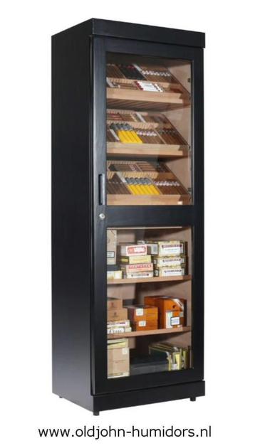 H190 ADORINI ROMA HUMIDOR KAST KABINET  ZWART 6000 SIGAREN beschikbaar voor biedingen