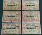 Rumillies Noodgeld - 1+2+5 Fr. 1914 & 1+2+5 Fr. 1915, Verzenden, Setje