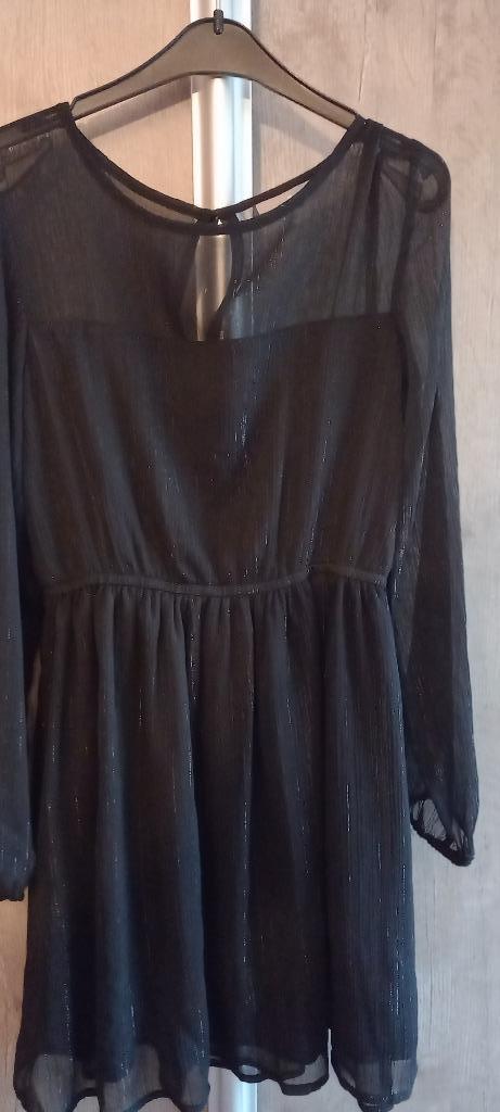 zwarte jurk JBC maat 140, Kinderen en Baby's, Kinderkleding | Maat 140, Zo goed als nieuw, Meisje, Jurk of Rok, Ophalen of Verzenden