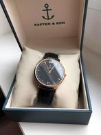 Kapten & Son Campina black dameshorloge, Handtassen en Accessoires, Ophalen of Verzenden, Zo goed als nieuw