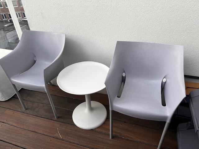 stoelen Dr NO, Huis en Inrichting, Stoelen, Gebruikt, Twee, Kunststof, Ophalen