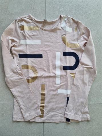 Lichtroze longsleeve - maat 140-146 beschikbaar voor biedingen