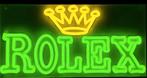 Rolex reclame decoratie neon verlichting lamp, Comme neuf, Enlèvement ou Envoi