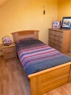 Jolie chambre 1 personne Gautier , couleur miel, Ophalen, Gebruikt, Eenpersoons, Moderne