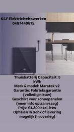 Thuisbatterij Marstek v2 leveren, plaatsen, instellen, Computers en Software, Accu's en Batterijen, Ophalen, Zo goed als nieuw