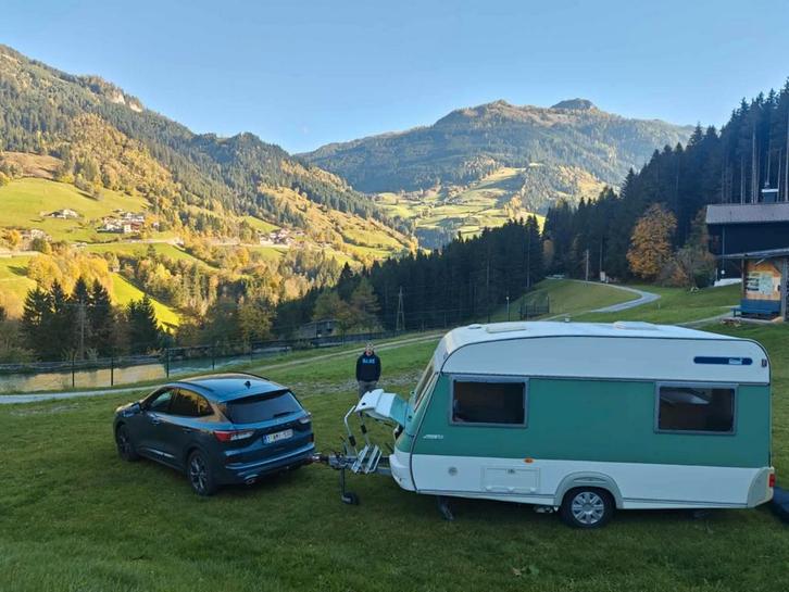 Caravan Wilk 400 (4 personen) met mover en extra's, MTM 1300, Caravans en Kamperen, Caravans, Particulier, tot en met 4, 1000 - 1250 kg