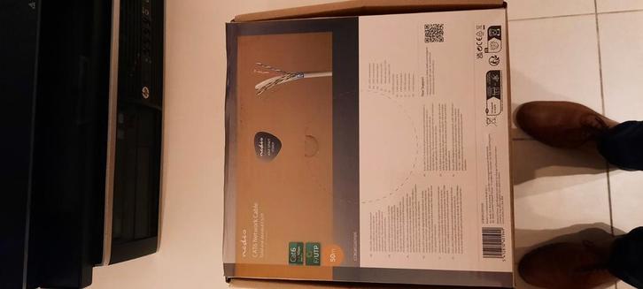 Câble Network Cat6, Computers en Software, Pc- en Netwerkkabels, Gebruikt, Ophalen