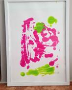 Peinture unique encadrée 21×29.7cm 55 €, Enlèvement