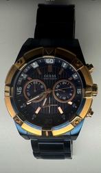 Guess horloge heren., Handtassen en Accessoires, Horloges | Heren, Staal, Staal, Polshorloge, Zo goed als nieuw